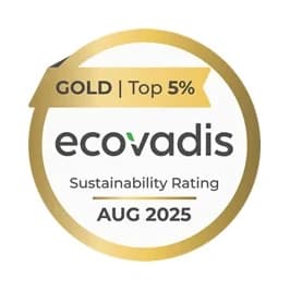 EcoVadis-Goldmedaille 2025, Top 5 %