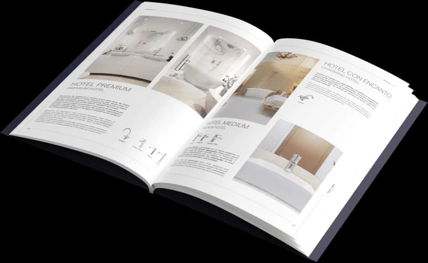 Catàleg de solucions de bany ramonsoler per a hotels obert