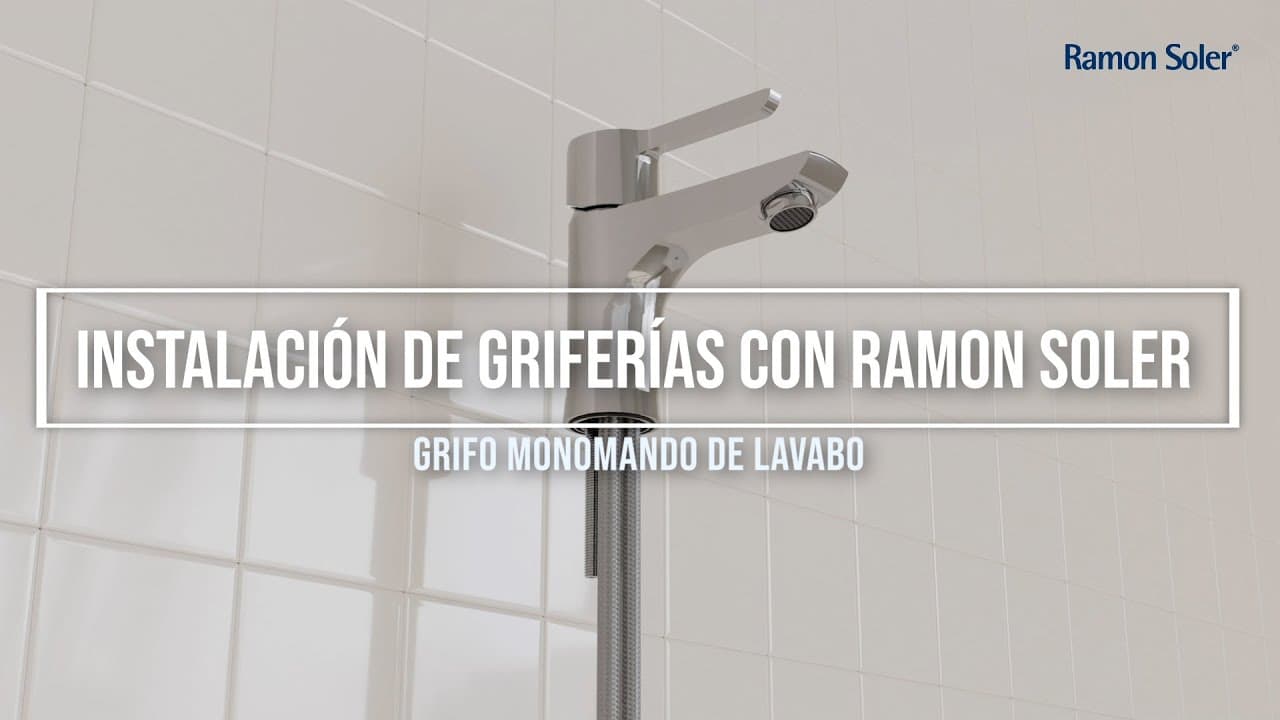 ¿Cómo instalar un grifo monomando de lavabo?