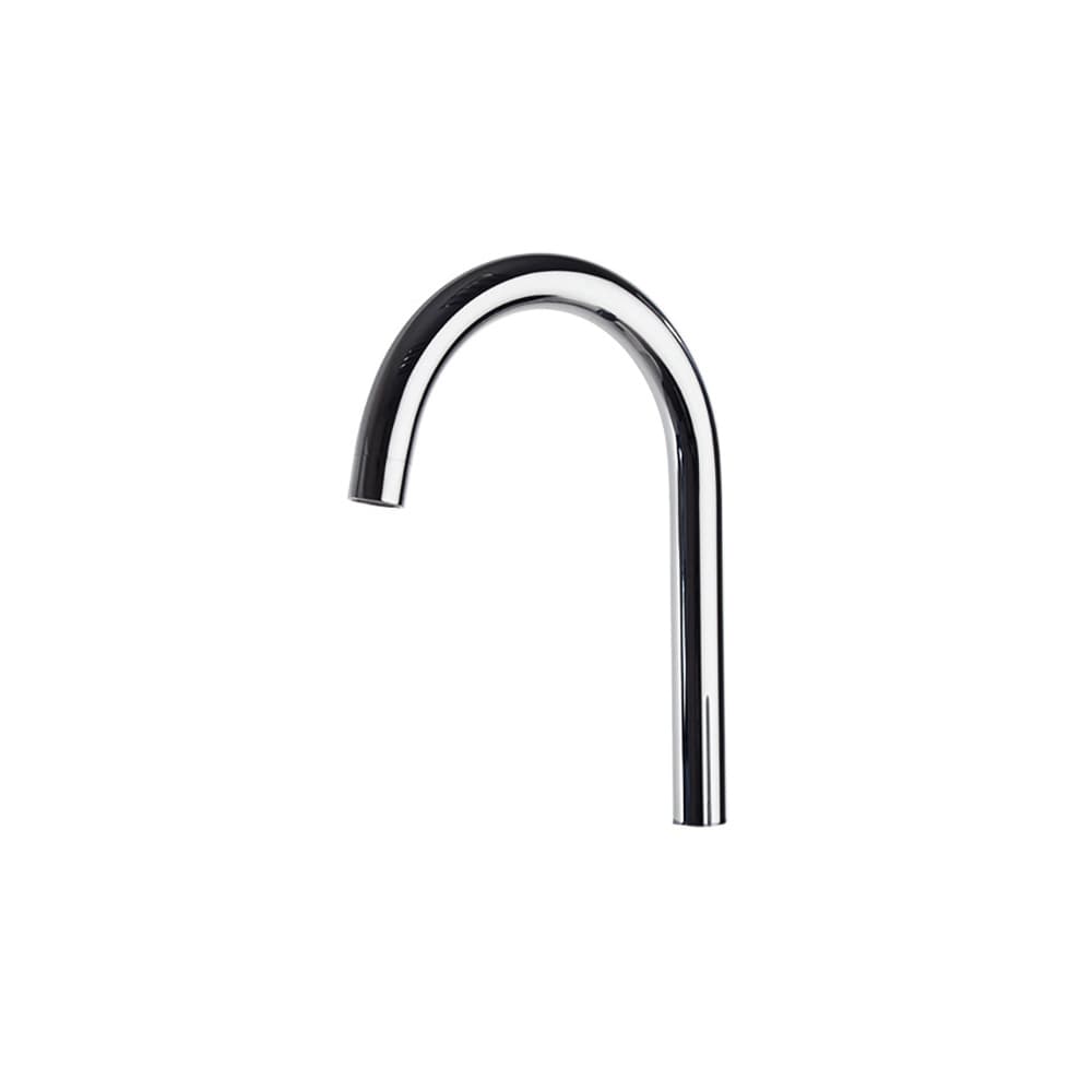 Accesorios, caño corto para fregadero, Cromo