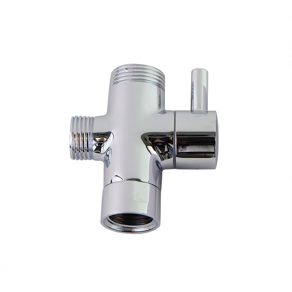 Hidroterapia, inversor de ducha H1/2"-M3/4", Cromo
