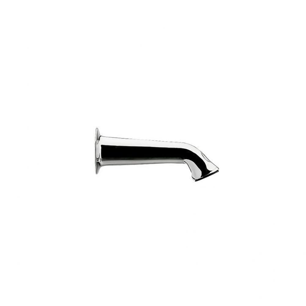 Hidroterapia, braç de dutxa tubular per a paret de 102mm, Crom