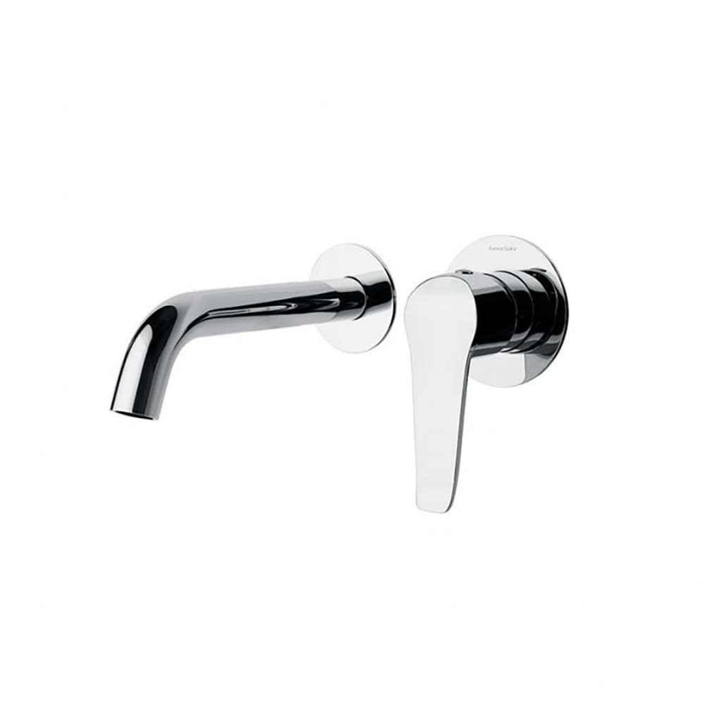 Ypsilon plus, aixeta monocomandament de lavabo encastada de paret amb broc de 19cm, Crom