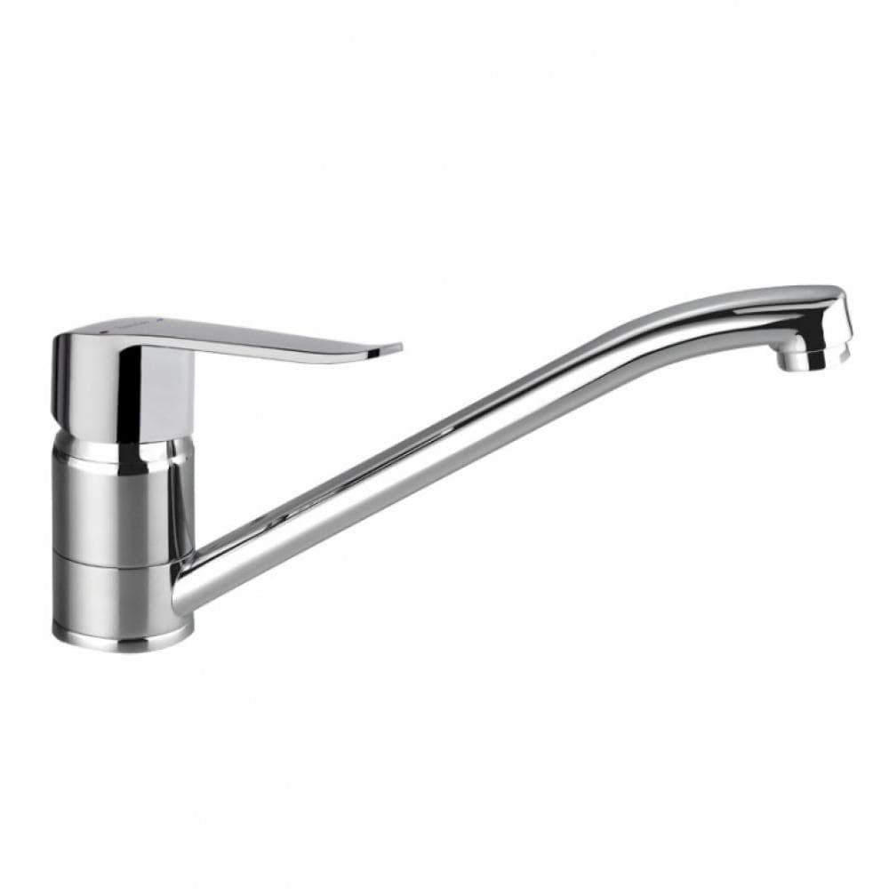 Ypsilon plus, mitigeur d'évier avec bec horizontal cintré, saillie 230 mm, Chromé