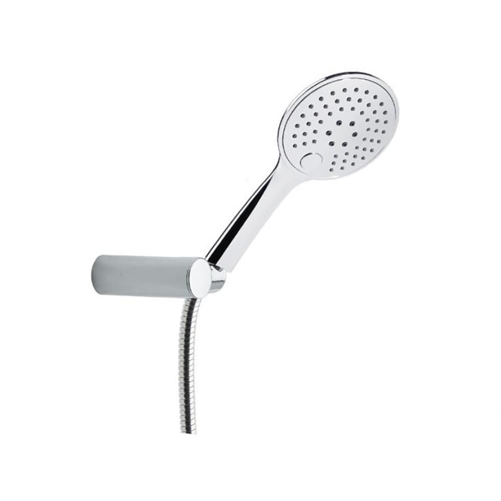Hidroterapia, set ducha de mano massage Ø113mm, flexo y soporte, Cromo