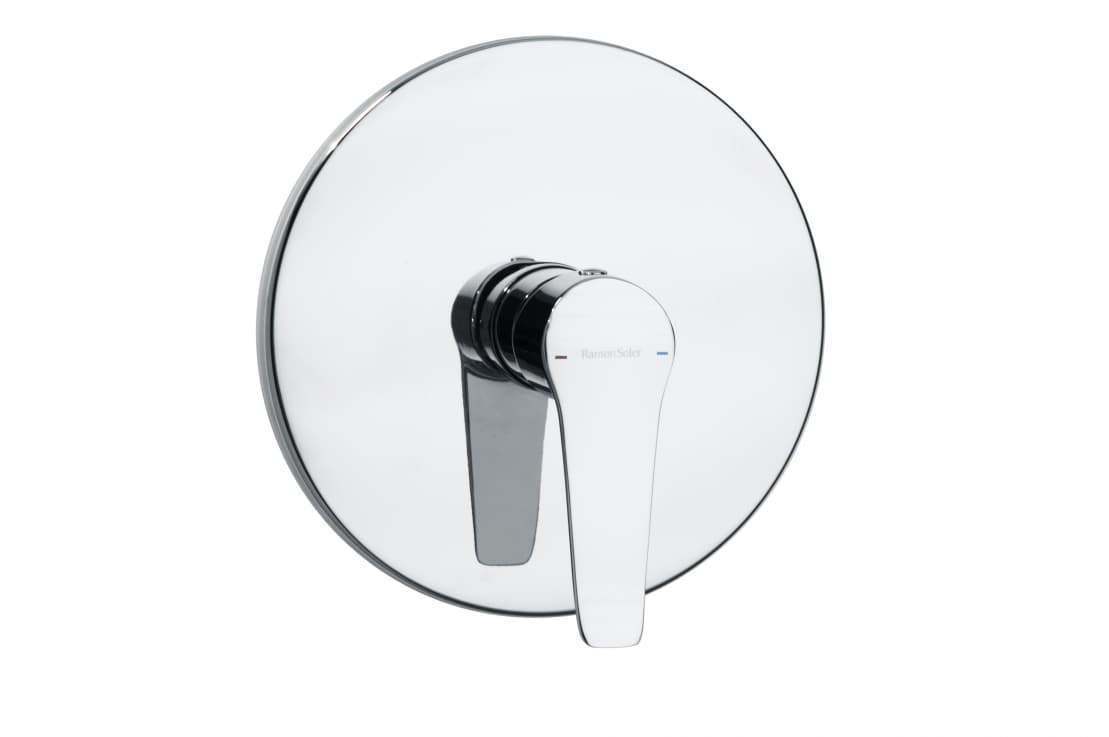 Ypsilon plus, aixeta monocomandament de dutxa encastada, Crom