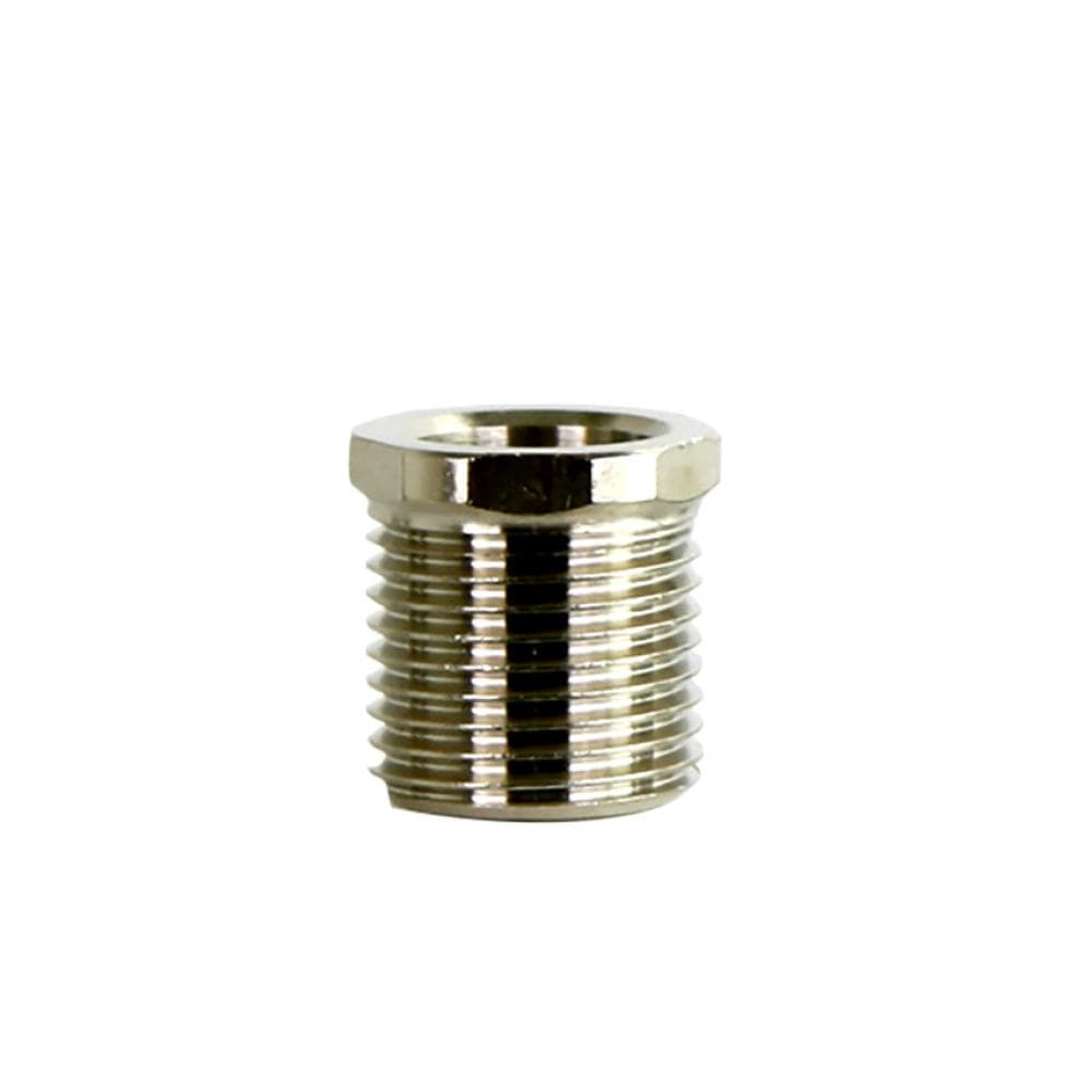 Hidroterapia, racor G1/2" adaptador a G1/8" para rociadores, Cromo