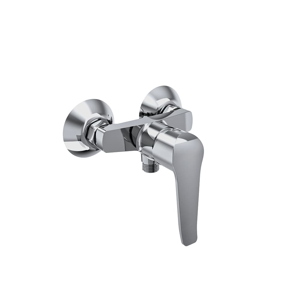Wc, aixeta monocomandament de paret per a Ypsilon 110mm, Crom