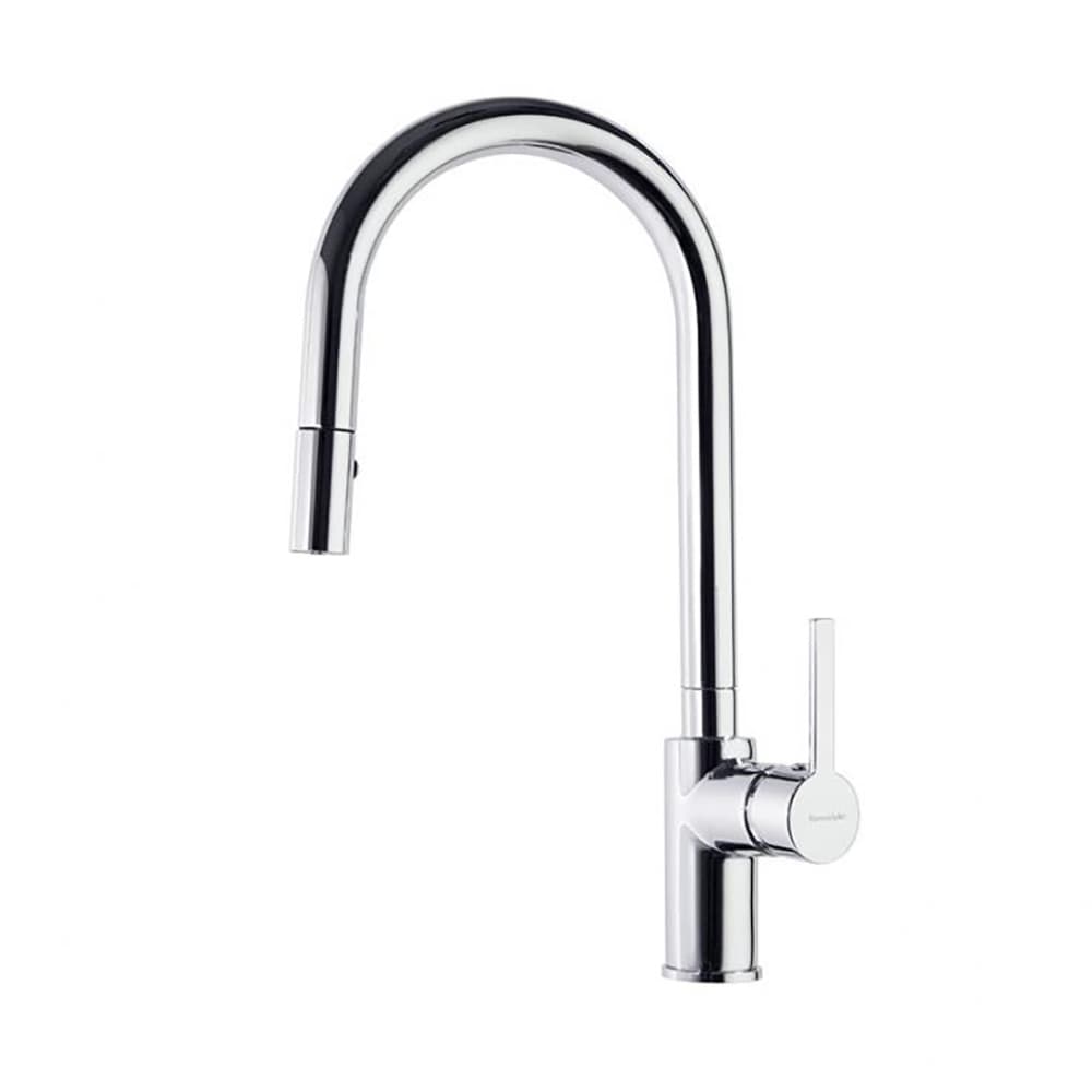 Kitchen, monomando de fregadero caño alto metálico 2 jets extraíble, Cromo