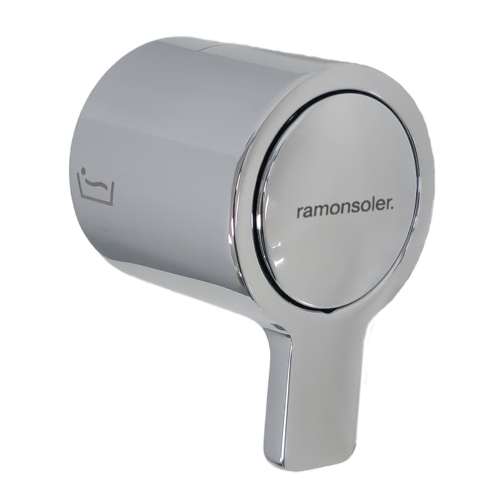 Blautherm, bath/overhead shower handle, Chrome