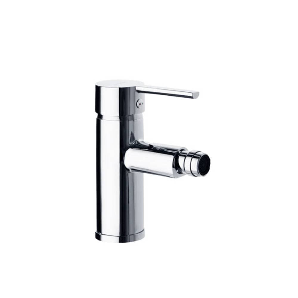 Drako, Bidet-Einhebelmischer mit Zugstangen-Ablaufgarnitur aus Edelstahl 1¼", Chrom
