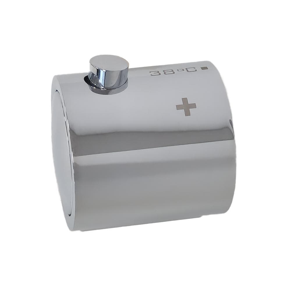 Urban chic, Temperaturgriff für Thermostat, Chrom
