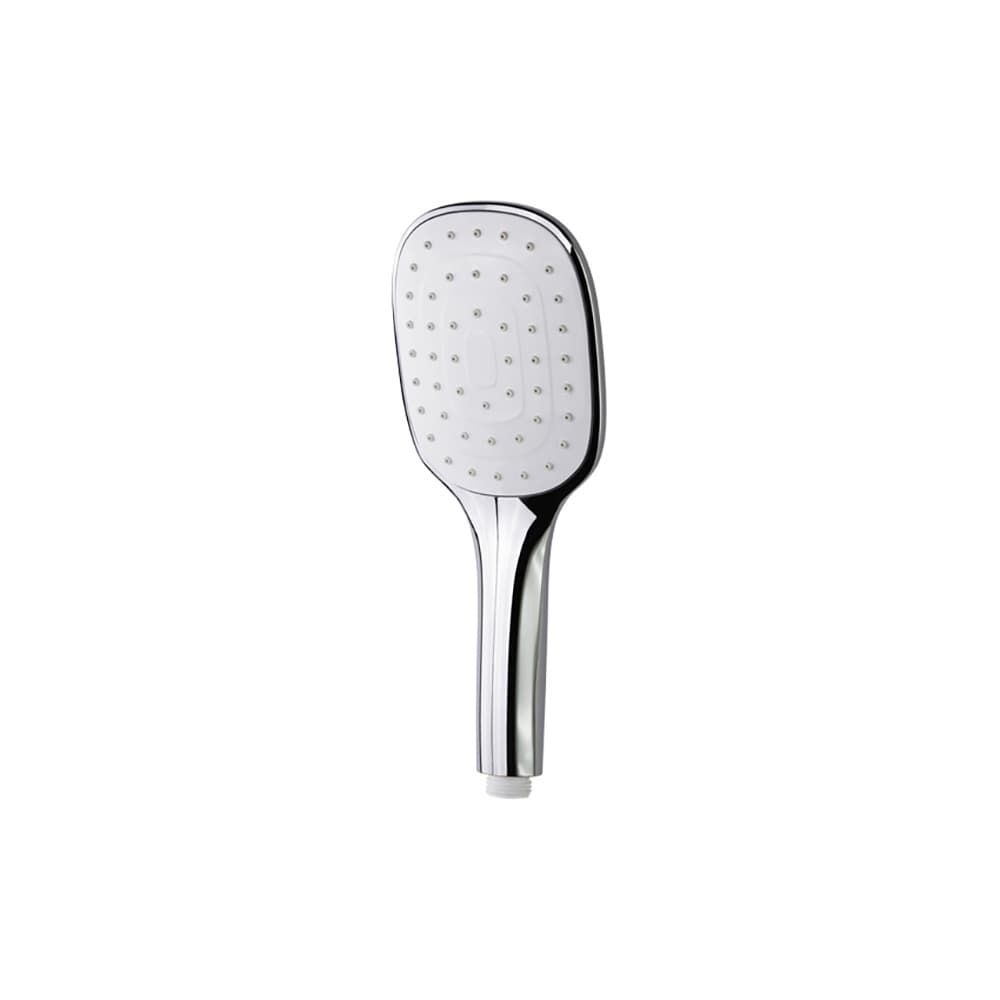 Hidroterapia, ducha de mano semicuadrada con 1 función, Cromo