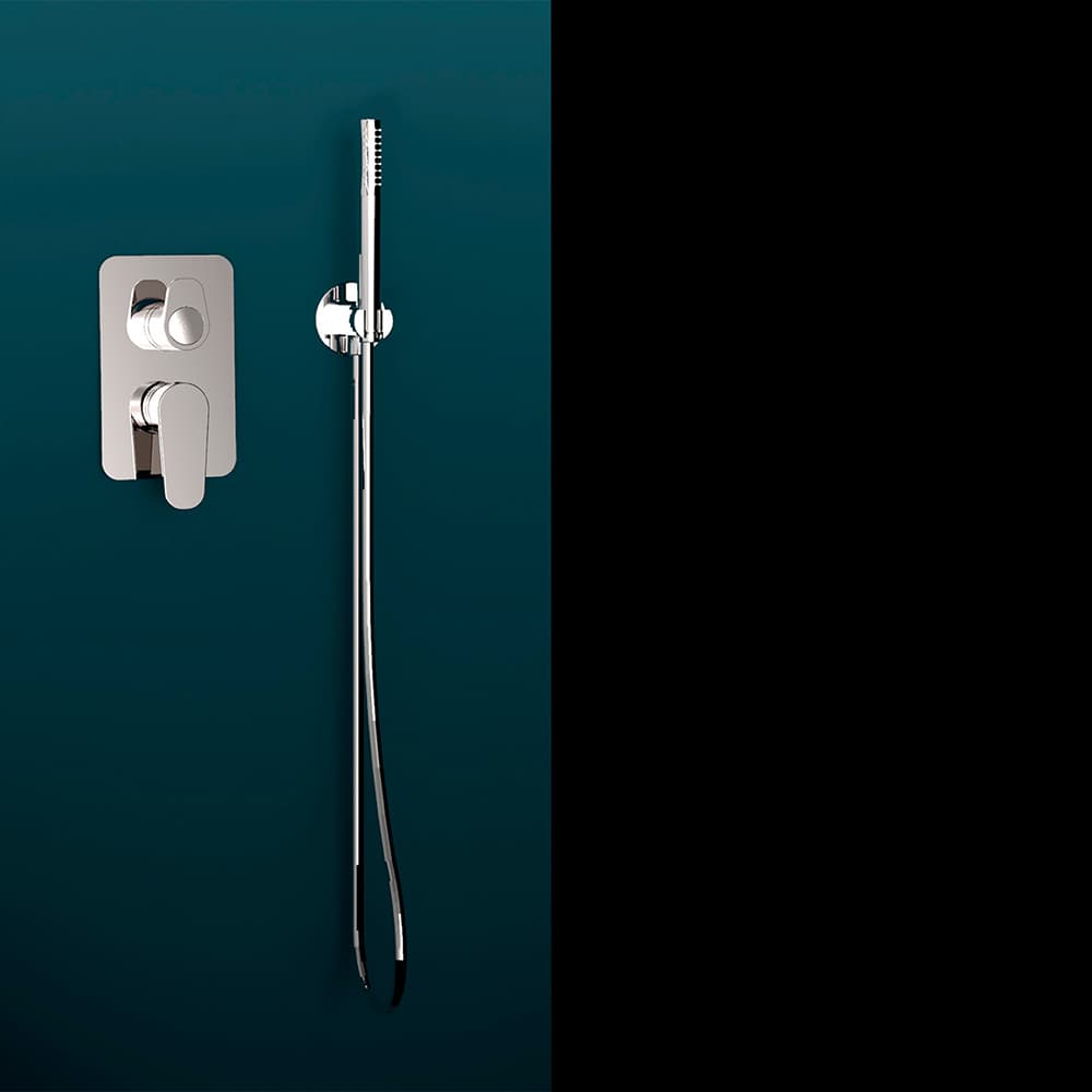 Tzar, Einhebelmischer-Set, chrom, mit Handbrause