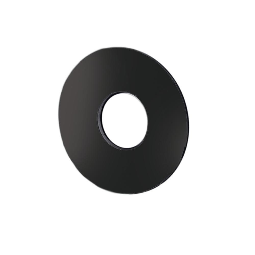 Accesorios, placa de empotrado para caño, Negro mate