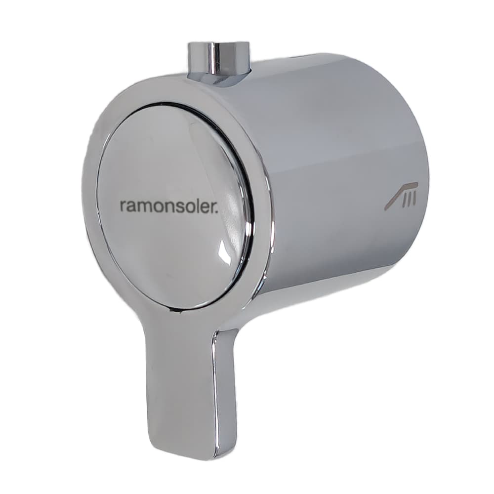 Blautherm, overhead shower/hand shower handle, Chrome