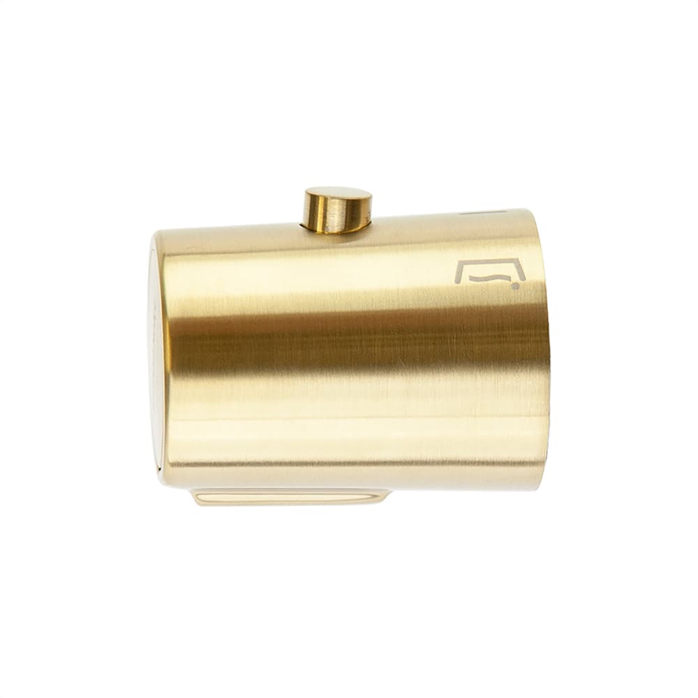 Tzar, manípulo do inversor para misturadora termostática de banheira e duche, Ouro escovado