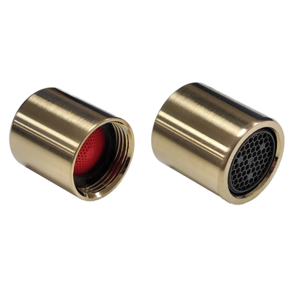 Accesorios, aireador hembra M16 x 1 para XX21OC, Oro cepillado