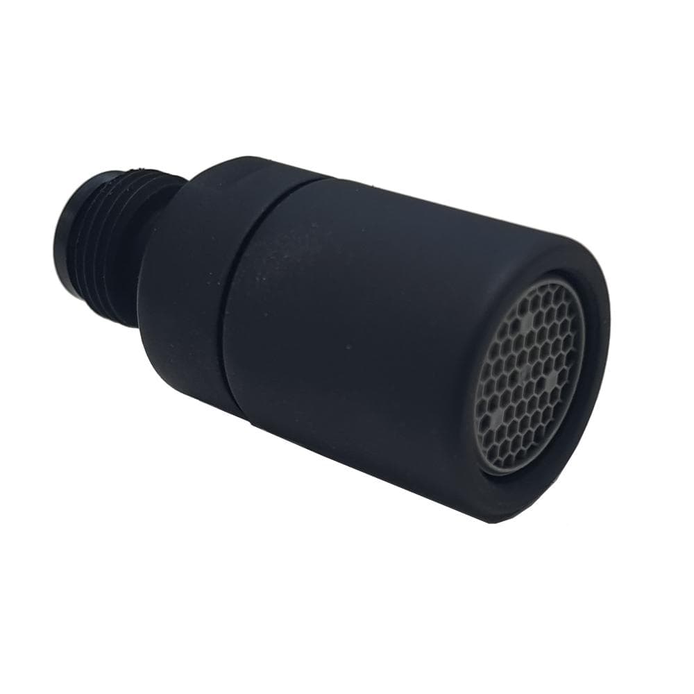 Accesorios, rótula y aireador hembra M16 x 1 para 340301-3603, Negro mate