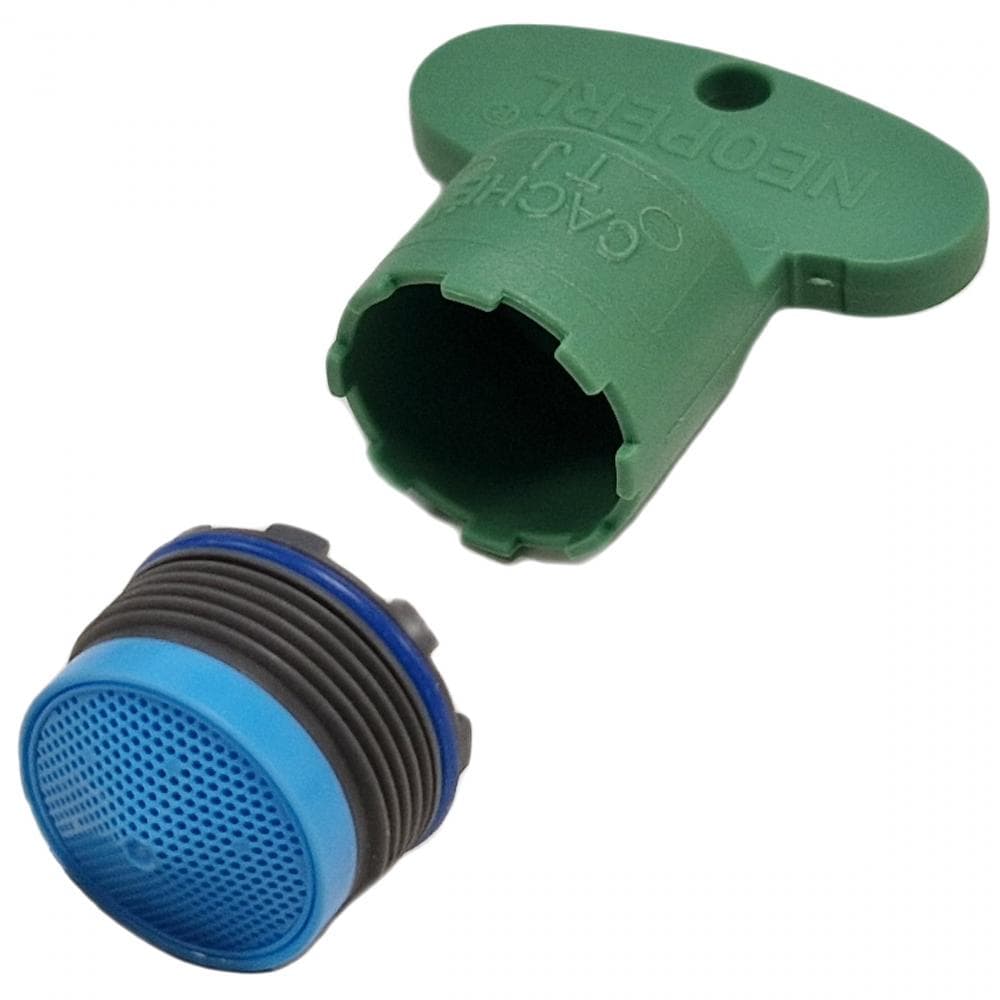 Accesorios, aireador macho M18,5 x 1 cache tipo A con llave, Cromo