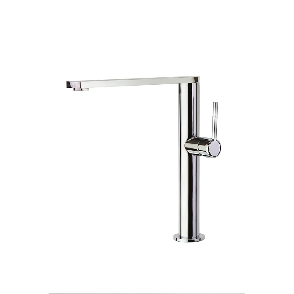 Kitchen, aixeta monocomandament de cuina amb broc alt giratori, Crom
