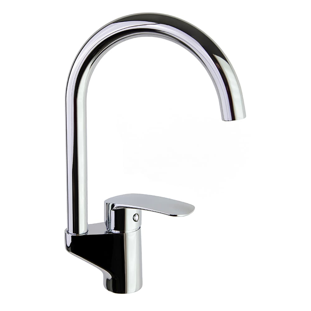 New fly, sink mixer with 360° high swivel spout, Chrome