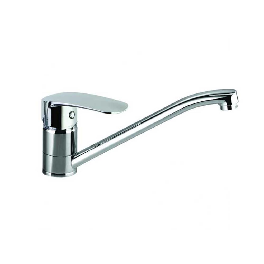 New fly, sink mixer with low swivel spout, Chrome