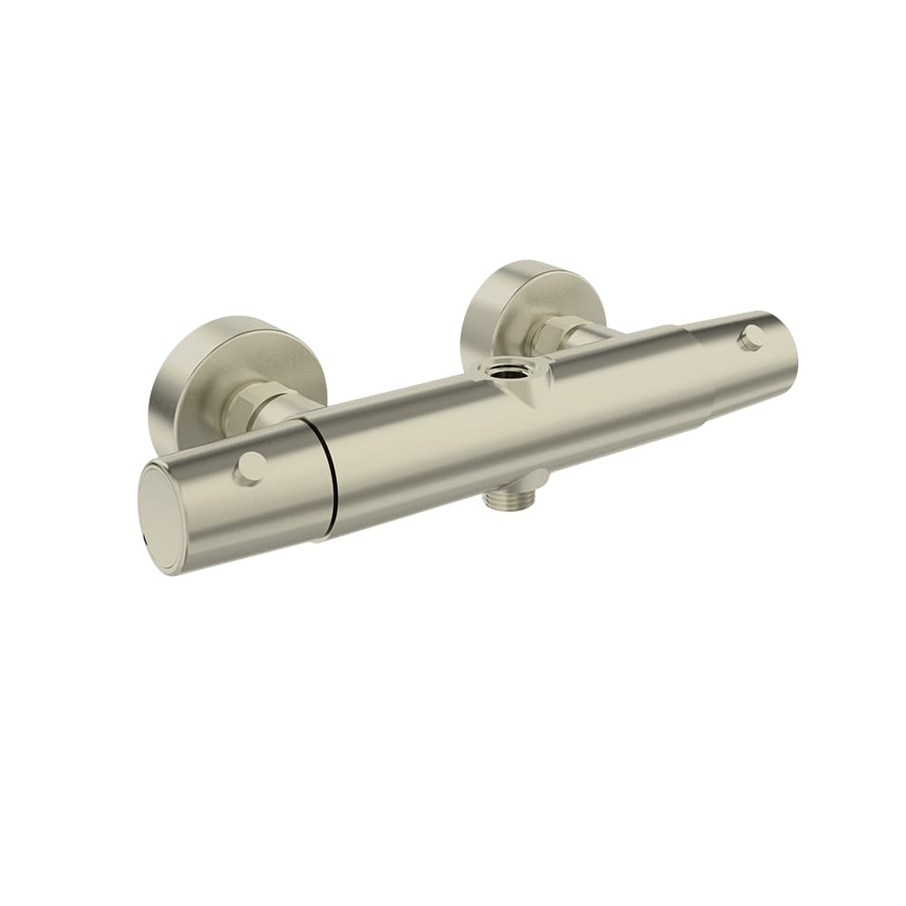 Tzar, Brause-Thermostat-Körper chrom, Nickel gebürstet
