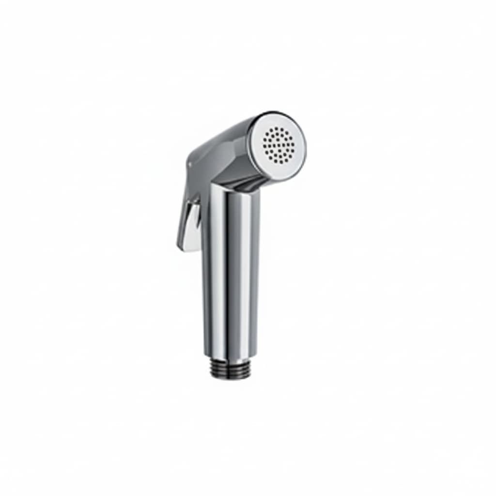 Wc, ducha de mano ABS con pulsador, Cromo