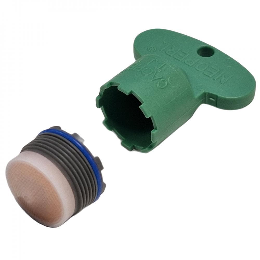 Accesorios, aireador macho M18,5 x 1 cache limitador 5L con llave