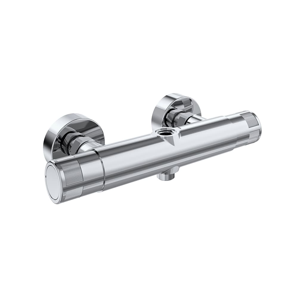 Monotech, single-control shower mixer, Chrome