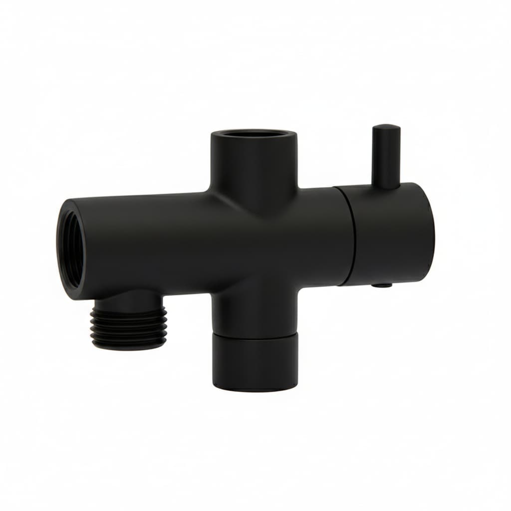 Hidroterapia, inversor ducha a pared para 9356XXNM, 9456XXNM, Negro mate