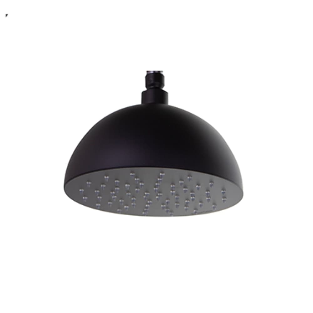 Hidroterapia, Rociador Bold de Ø200mm, acero inoxidable y acabado negro mate., Negre mat