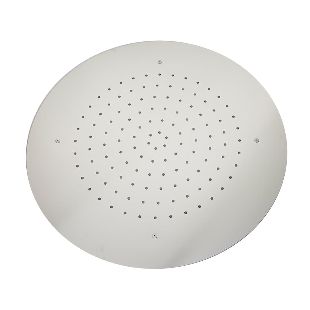 Hidroterapia, ruixador circular XL de Ø550mm, d'acer inoxidable, Níquel raspallat