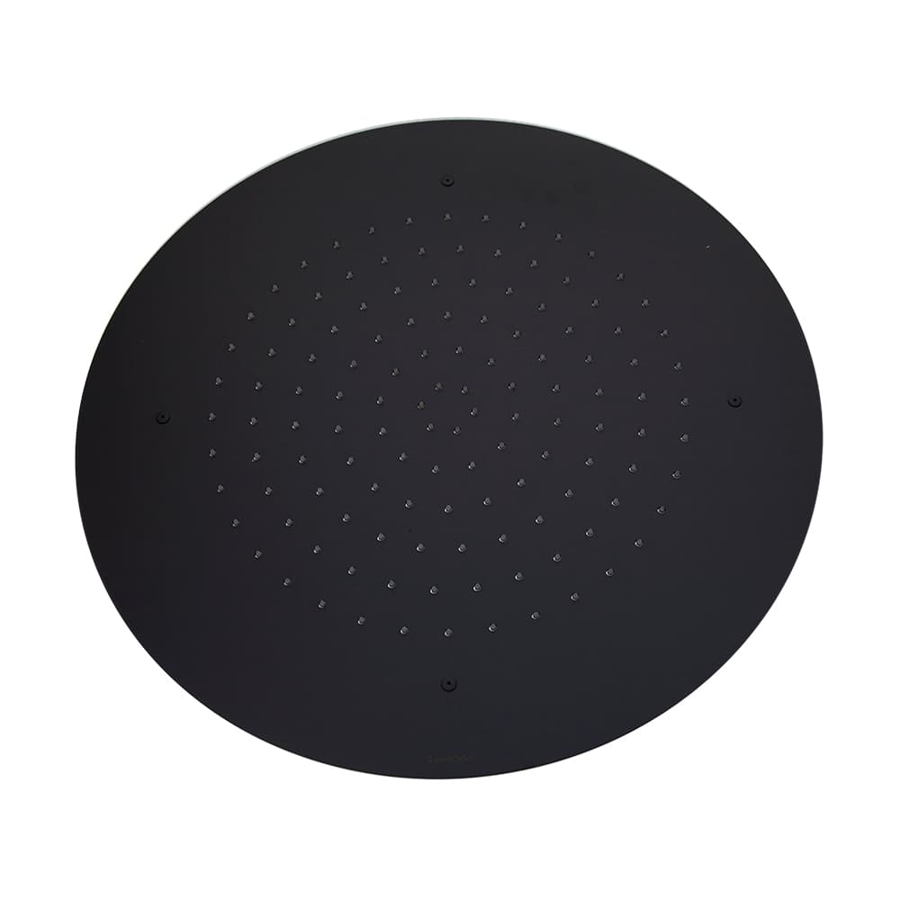 Hidroterapia, ruixador circular XL de Ø550mm, d'acer inoxidable, Negre mat