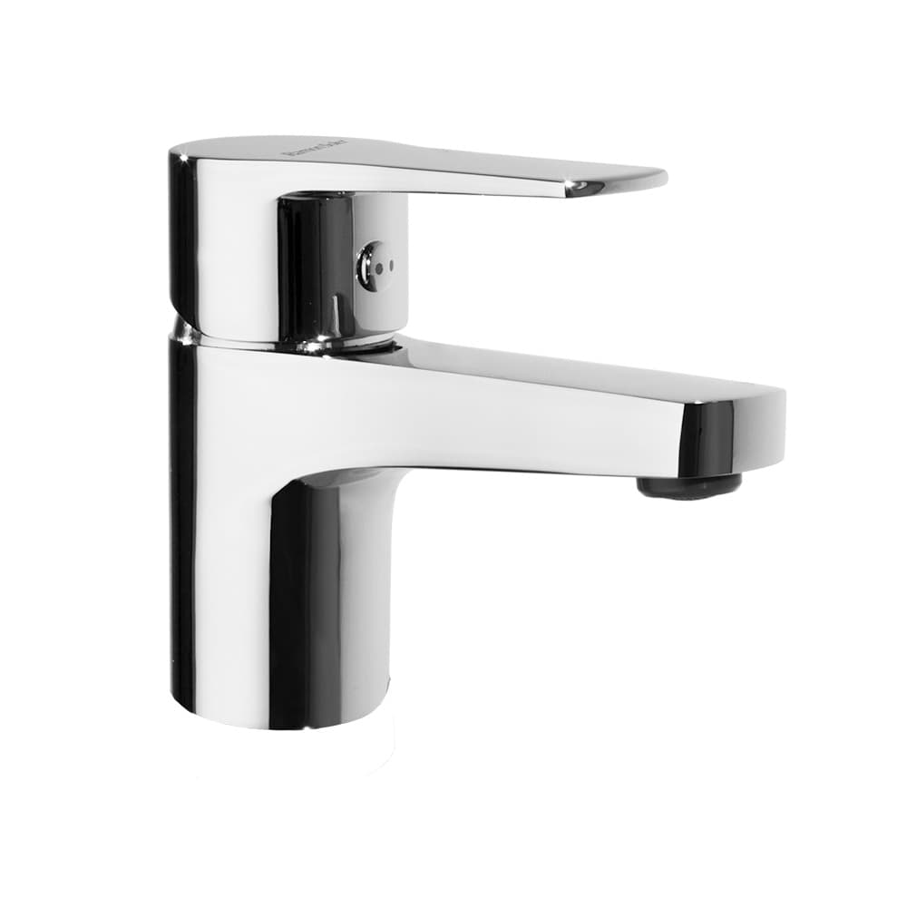 Titanium, monomando de lavabo con válvula automática de 1¼ y s3, Cromo