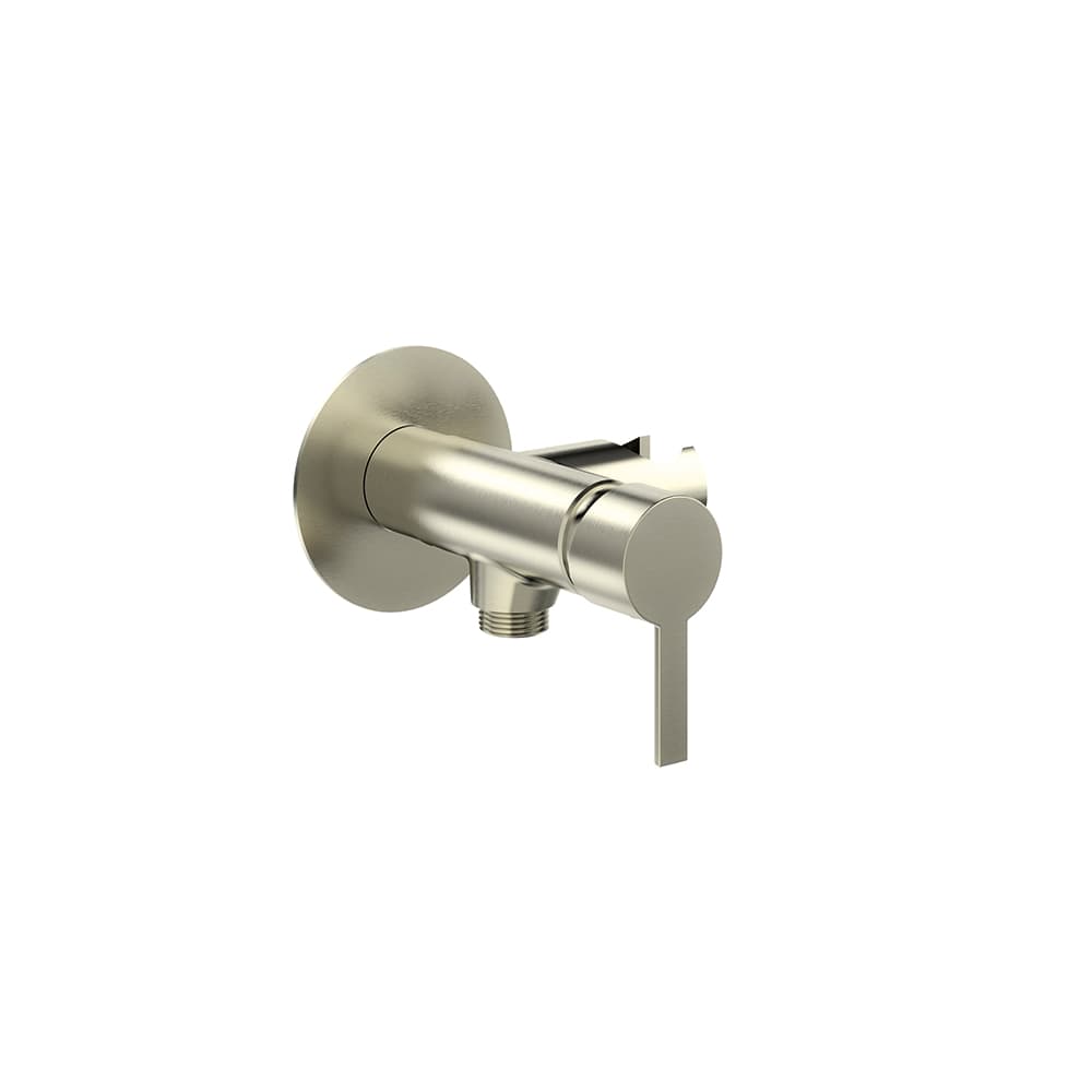 Wc, miscelatore monocomando da incasso Magnet con doppia chiusura di sicurezza senza accessori, Nichel spazzolato