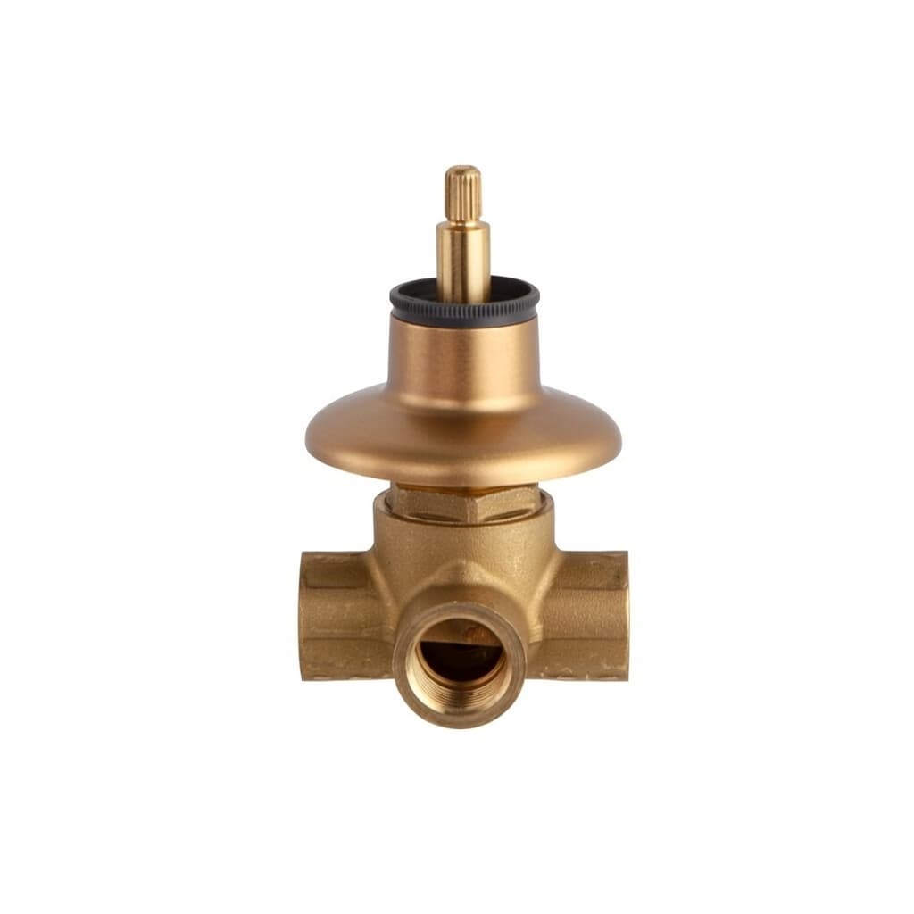 Accesorios, inversor empotrado de 3 vías para 9437OC, Oro cepillado
