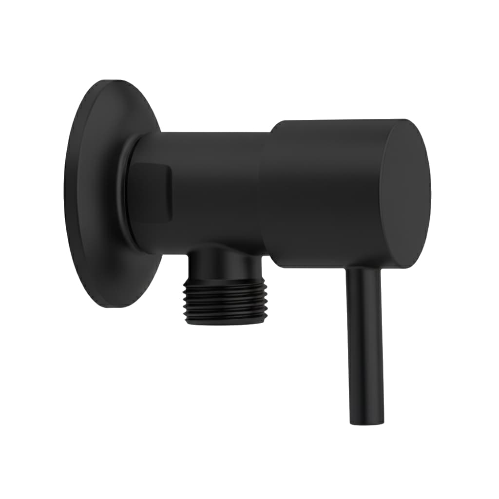Wc, monomando mural para Ypsilon 110 mm con accesorios, Negro mate