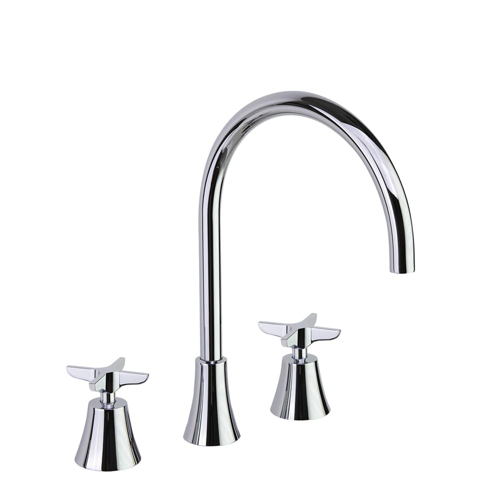 Adagio, Breeam, florón caño para lavabo repisa, Cromo