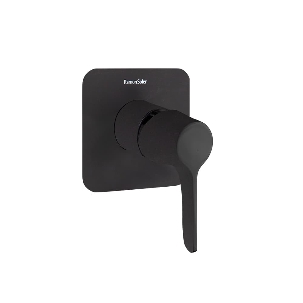 Adagio, concealed 1-way shower mixer, Matt black