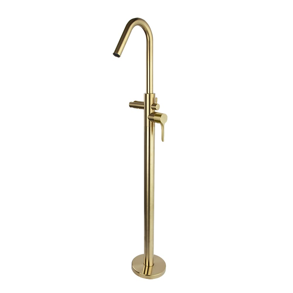 Adagio, columna monomando para bañera, Oro cepillado