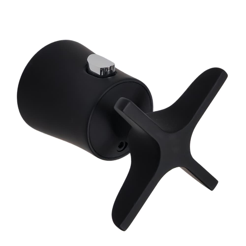 Adagio, plain cross-shaped handle, Matt black