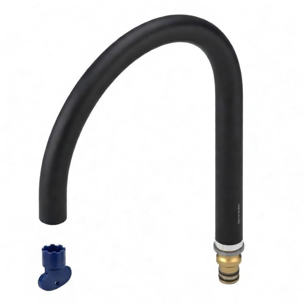 Adagio, basin spout, Matt black
