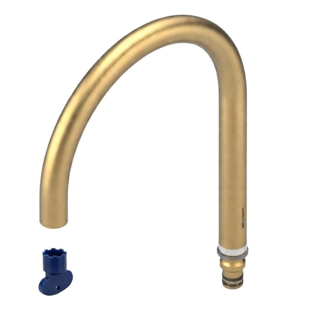 Adagio, caño para lavabo 5l 190mm, Oro cepillado