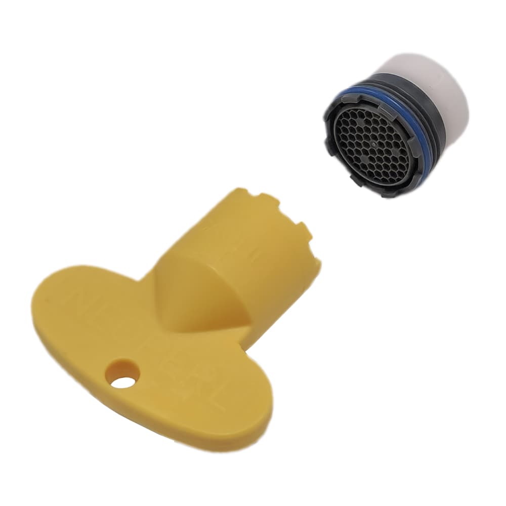 Accessoires, aérateur mâle M16,5 x 1 cache avec limiteur de débit L et clé