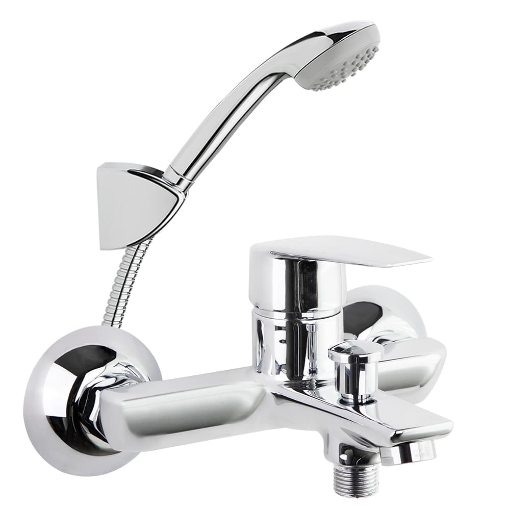 Civic, Breeam, bath shower mixer with shower set 6L, Chrome