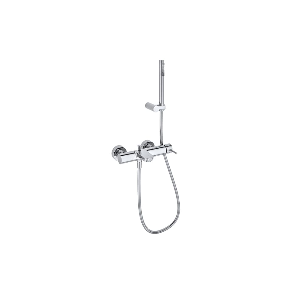 Odisea - joya, bath shower mixer with shower set, Chrome
