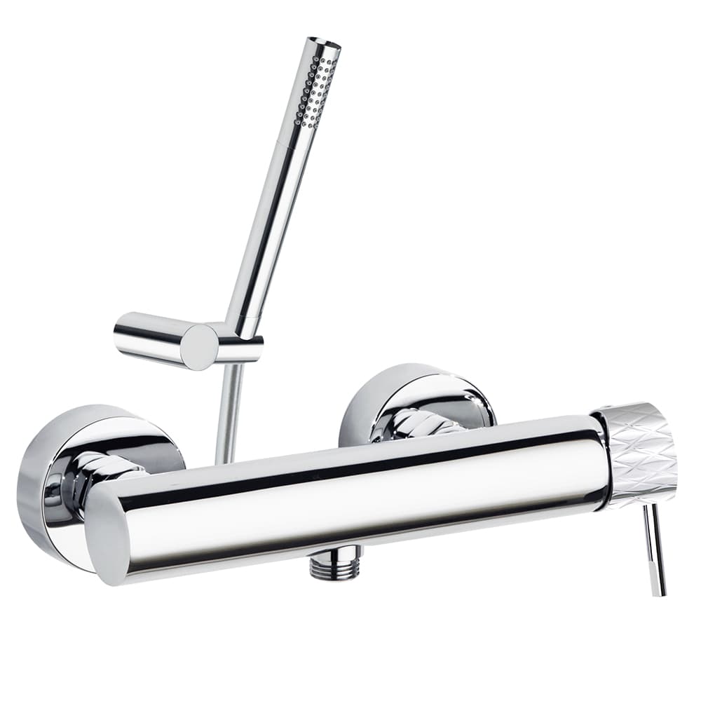 Odisea - joya, shower mixer with shower set, Chrome