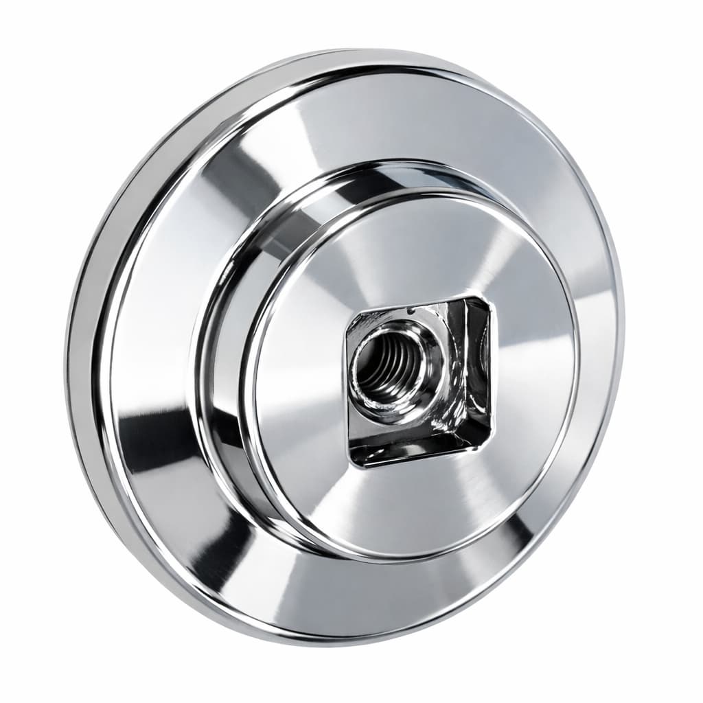Ergos, fixing base for bathroom accessories ESCO01, TOAL01, COLG01 and SOP02, Chrome